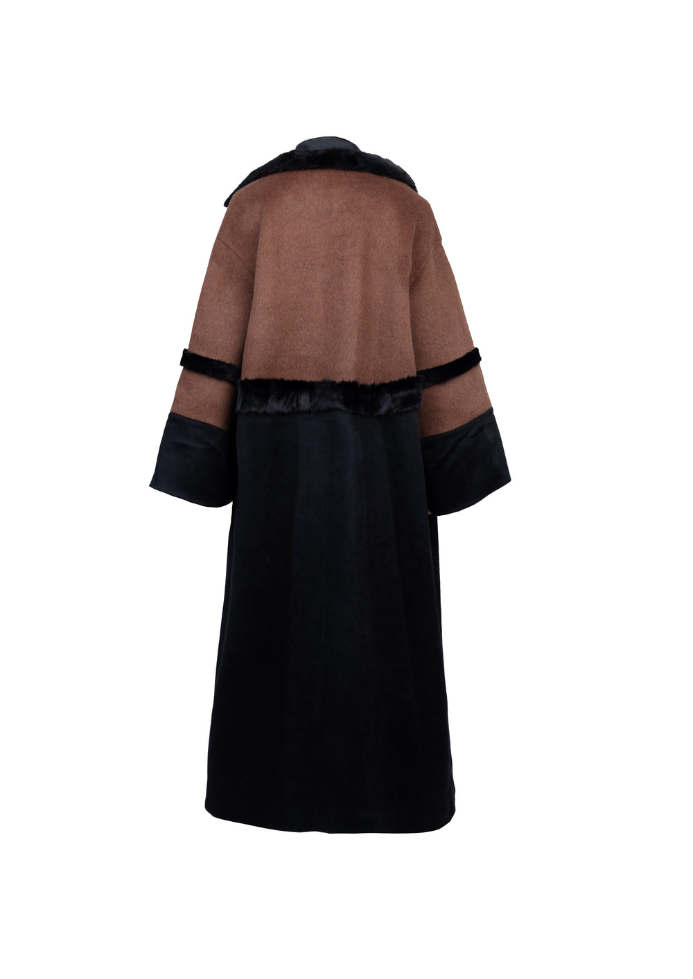 Double Breasted Faux Fur Coat