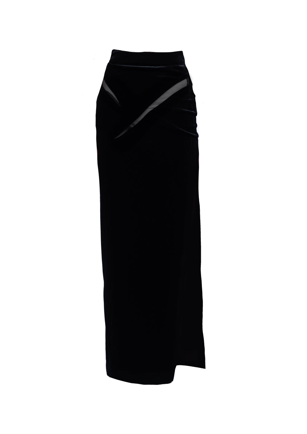 Velour Long Skirt