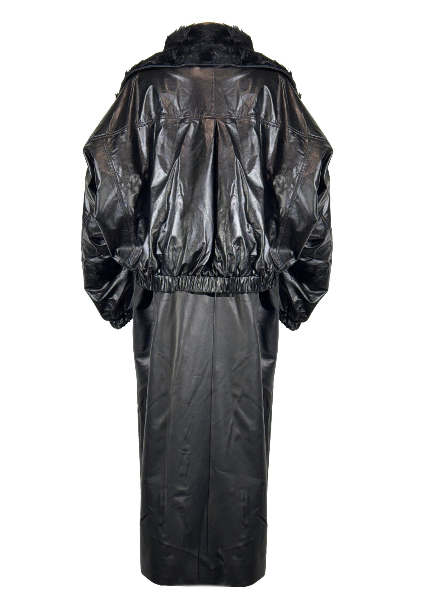 Lambskin Long Jacket