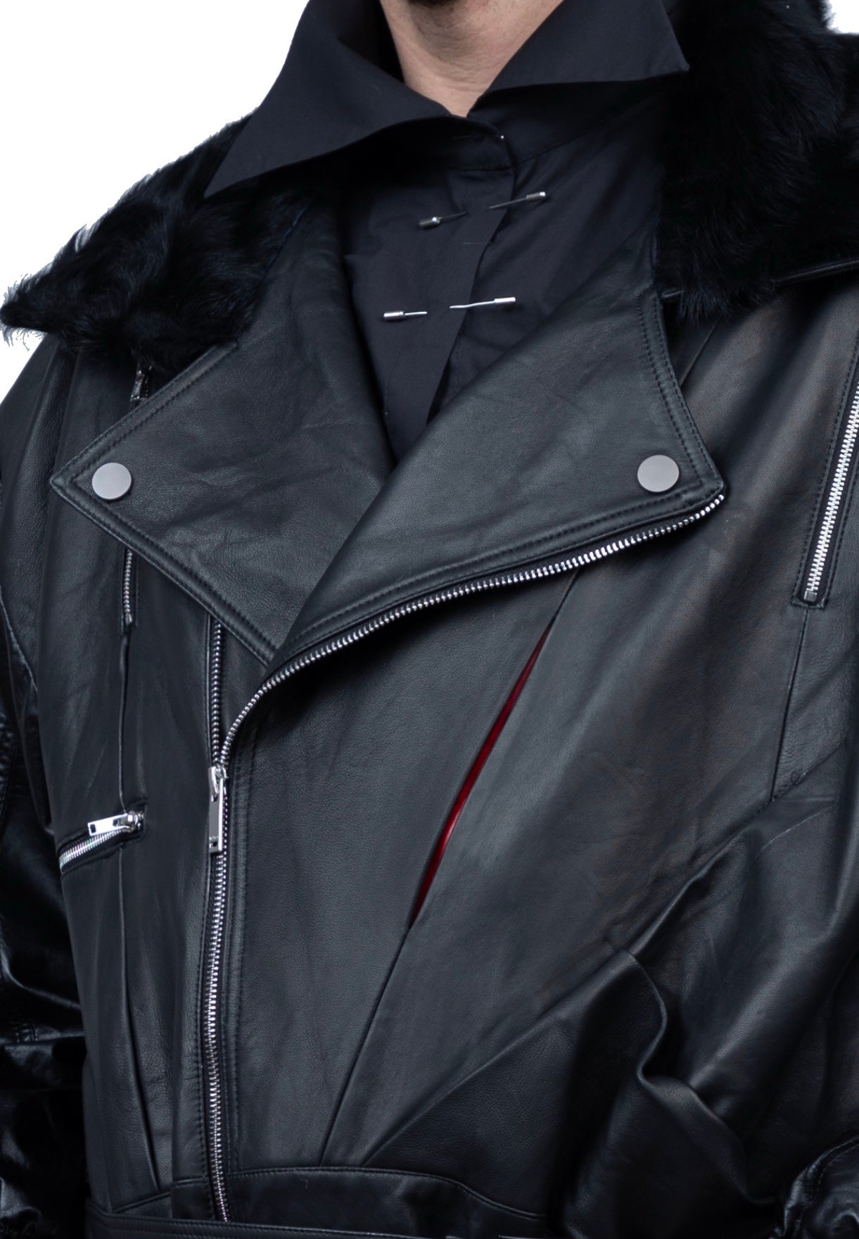 Lambskin Long Jacket