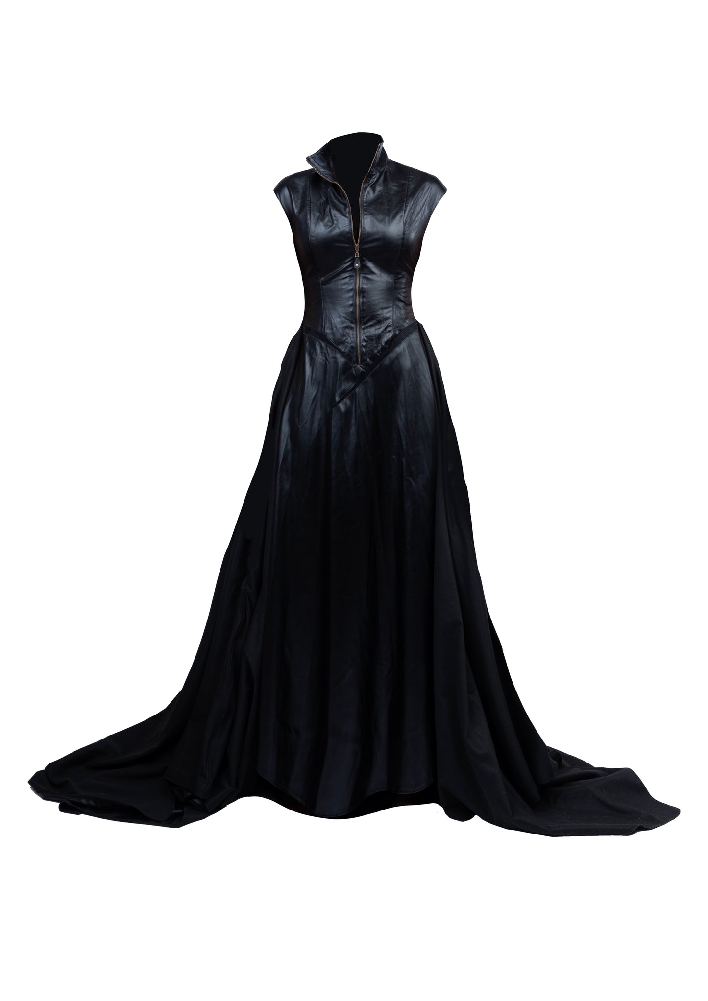 Lambskin Maxi Dress