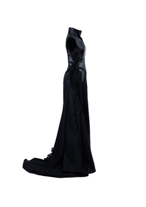 Lambskin Maxi Dress