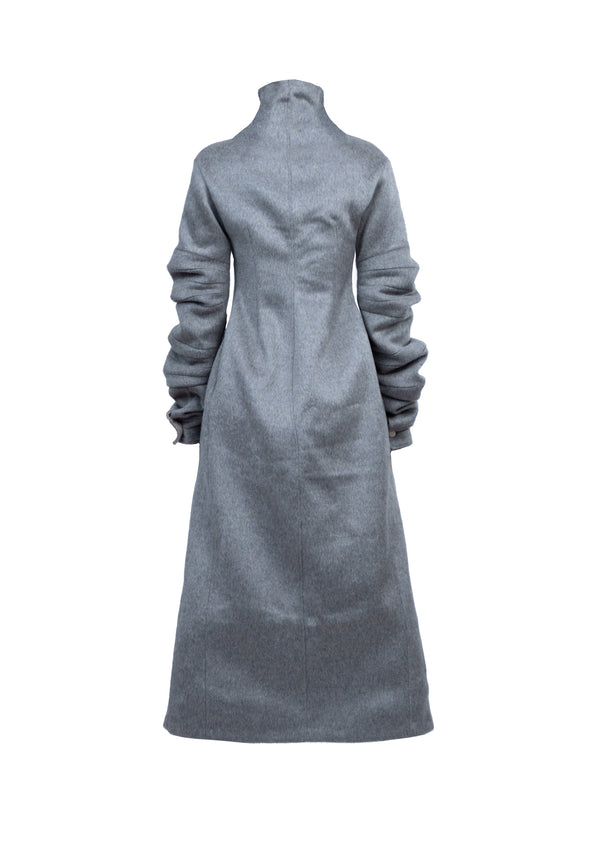 Wool Corset Long Coat