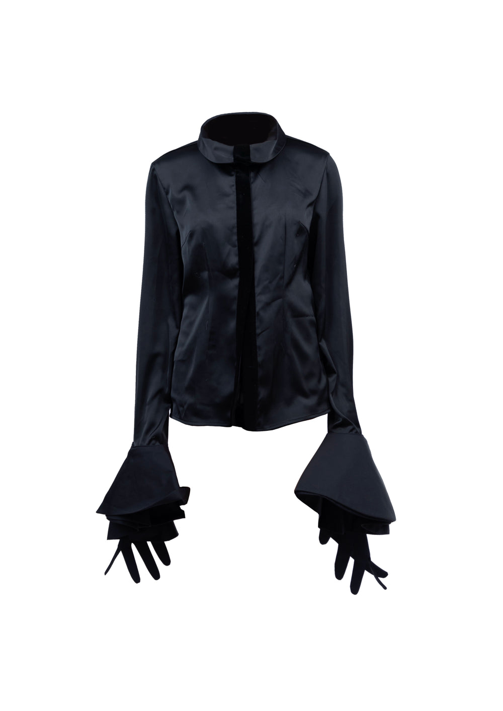 Cuff Gloves Long Shirt