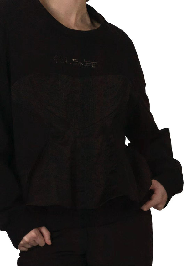 Sadie corset sweatshirt