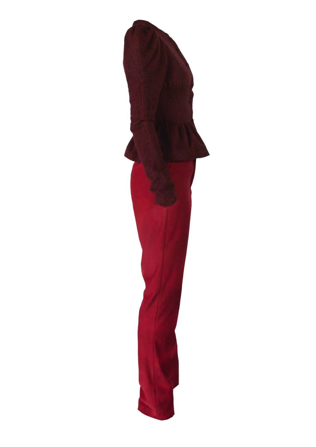 Scarlet suit