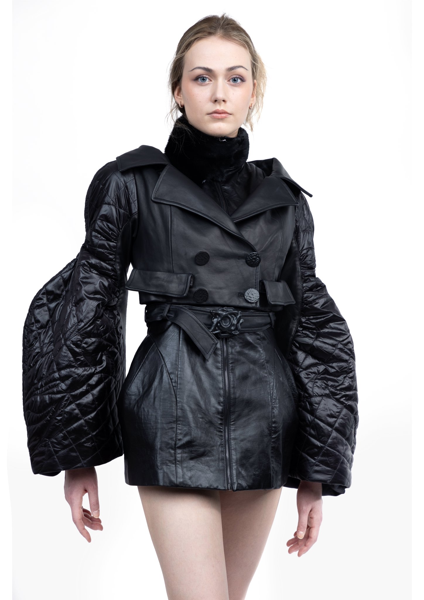 Picture of Lambskin Leather Coat 